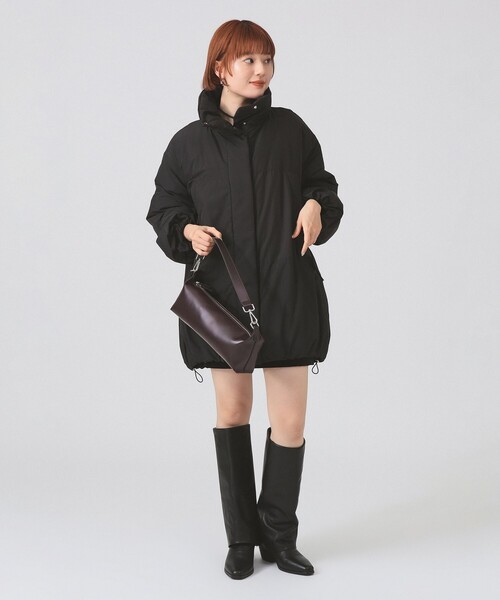 Ray BEAMS(レイビームス)の「中綿 スタンドカラー ボリューム ブルゾン(ブルゾン・レディース・オフホワイト/ブラック・0/1)」の12枚目の写真