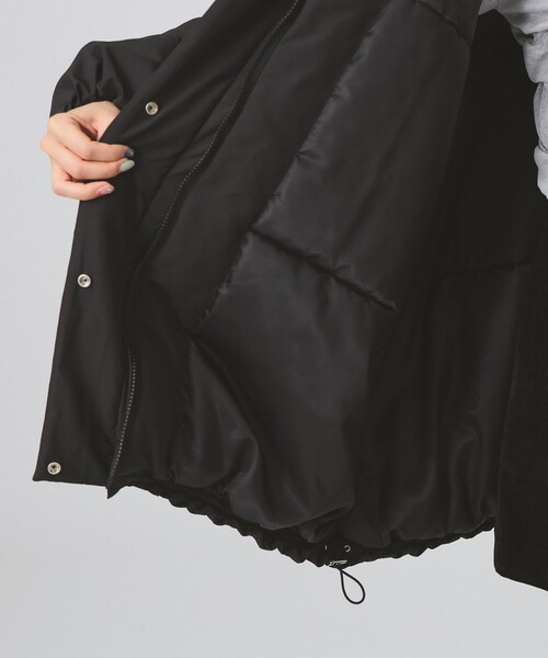 Ray BEAMS(レイビームス)の「中綿 スタンドカラー ボリューム ブルゾン(ブルゾン・レディース・オフホワイト/ブラック・0/1)」の21枚目の写真