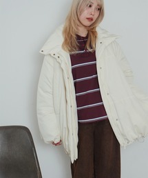 Ray BEAMS | 中綿 スタンドカラー ボリューム ブルゾン(ブルゾン)