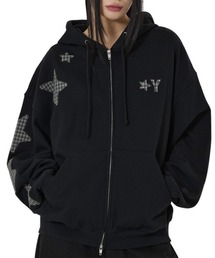 OY(I[C)́wOY/I[CxSTAR CHECK HOODIE ZIP UP/X^[`FbNWbvAbvp[J[(p[J[)