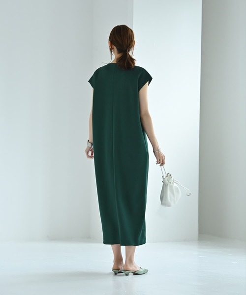 STYLE DELI(スタイルデリ)の「【Kana Oyama×BLK001】ジップジレワンピース/DELI size(ワンピース・レディース・グリーン/ブラック・01/02)」の10枚目の写真