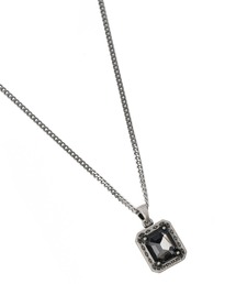 OY(I[C)́wOY/I[Cx FRAMED CRYSTAL NECKLACE/t[NX^lbNX(lbNX)