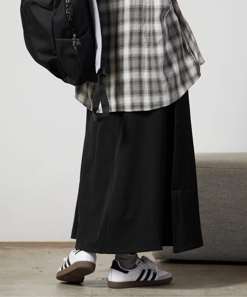 Gramicci（グラミチ）の「Gramicci/グラミチ WOOL LIKE FLARE SKIRT ウール フレアスカート（スカート・レディース・チャコール/ブラック・L/M/S）」の6枚目の写真