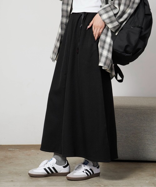 シーラカンス　ハンドメイド　週末価格 Gramicci/グラミチ WOOL LIKE FLARE SKIRT ウール フレアスカート