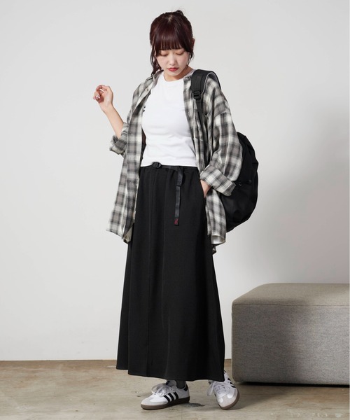 Gramicci/グラミチ WOOL LIKE FLARE SKIRT ウール フレアスカート
