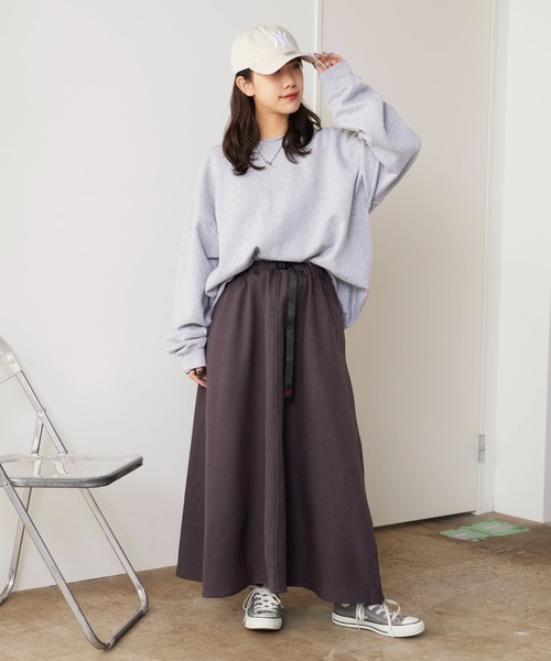 ※※カーミ@※※ Gramicci/グラミチ WOOL LIKE FLARE SKIRT ウール フレアスカート