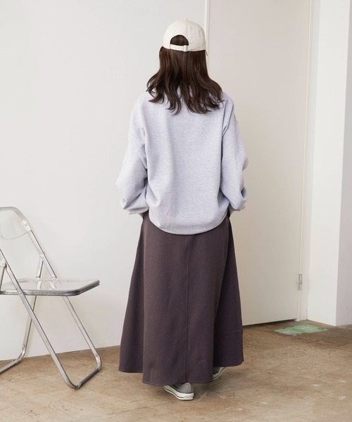 Gramicci（グラミチ）の「Gramicci/グラミチ WOOL LIKE FLARE SKIRT ウール フレアスカート（スカート・レディース・チャコール/ブラック・L/M/S）」の16枚目の写真