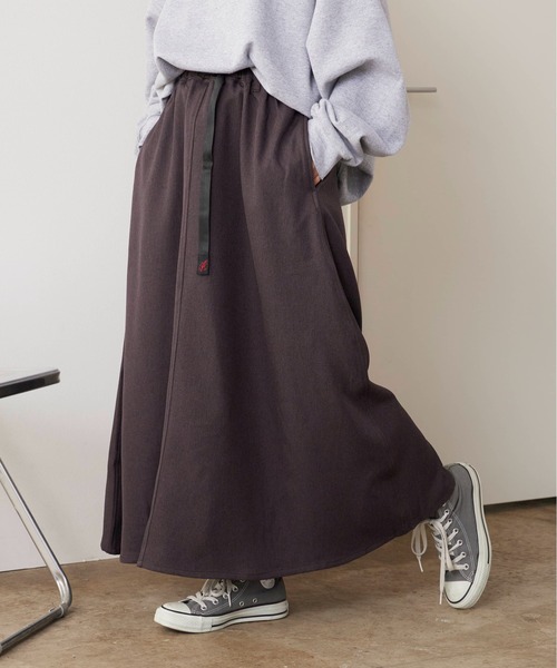 Gramicci/グラミチ WOOL LIKE FLARE SKIRT ウール フレアスカート