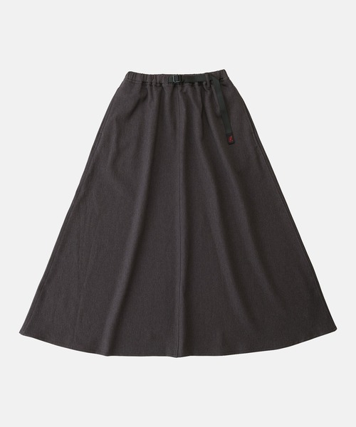 Gramicci（グラミチ）の「Gramicci/グラミチ WOOL LIKE FLARE SKIRT ウール フレアスカート（スカート・レディース・チャコール/ブラック・L/M/S）」の9枚目の写真