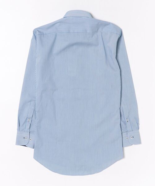 TOKYO SHIRTS(トウキョウシャツ)の「【超形態安定】形態安定ノンアイロン ボタンダウン 長袖ビジネスワイシャツ(ビジネスシャツ・メンズ・ブルー・首回り39cm-裄丈80cm/首回り39cm-裄丈84cm/首回り41cm-裄丈82cm/首回り41cm-裄丈86cm/首回り42cm-裄丈82cm/首回り42cm-裄丈86cm/首回り43cm-裄丈82cm/首回り43cm-裄丈86cm/首回り37cm-裄丈80cm/首回り37cm-裄丈84cm)」の7枚目の写真