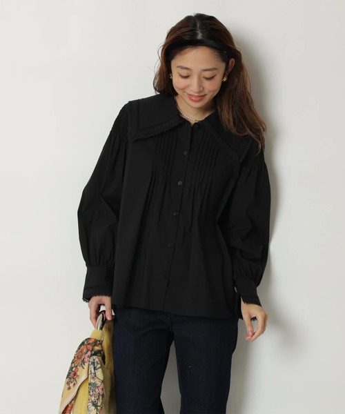 今期新品♡ジャスグリッティーブラウス あ*す様 新品JUSGLITTY ジャスグリッティー ドットブラウスレイヤード