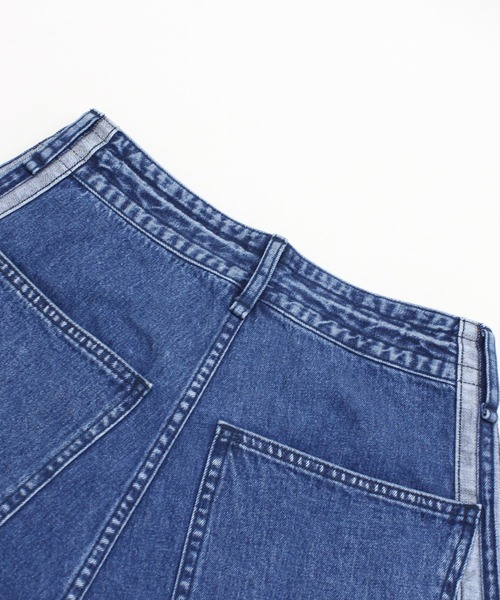 RNA（アールエヌエー）の「R4359 デニムトラックパンツ（デニムパンツ・レディース・インディゴブルー・MEDIUM）」の12枚目の写真