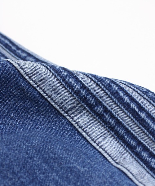 RNA（アールエヌエー）の「R4359 デニムトラックパンツ（デニムパンツ・レディース・インディゴブルー・MEDIUM）」の14枚目の写真