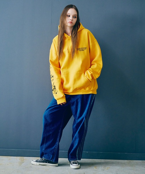 RNA（アールエヌエー）の「R4359 デニムトラックパンツ（デニムパンツ・レディース・インディゴブルー・MEDIUM）」の20枚目の写真