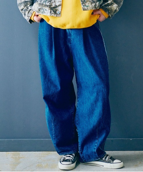 RNA（アールエヌエー）の「R4359 デニムトラックパンツ（デニムパンツ・レディース・インディゴブルー・MEDIUM）」の15枚目の写真