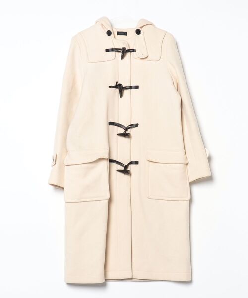 新品、未使用、白、ロング、ダッフルコート 未使用級 ロング