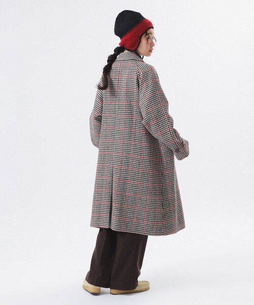 BEAMS BOY（ビームスボーイ）の「ハリス バルマカン コート（ステンカラーコート・レディース・ブラック/ネイビー・1/2）」の7枚目の写真