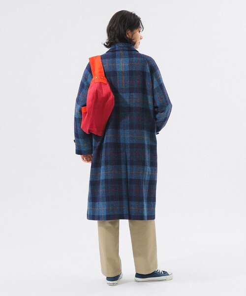 BEAMS BOY（ビームスボーイ）の「ハリス バルマカン コート（ステンカラーコート・レディース・ブラック/ネイビー・1/2）」の16枚目の写真