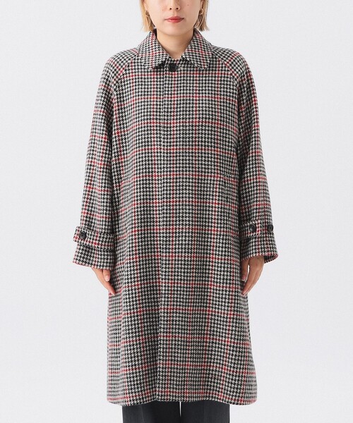 BEAMS BOY（ビームスボーイ）の「ハリス バルマカン コート（ステンカラーコート・レディース・ブラック/ネイビー・1/2）」の18枚目の写真