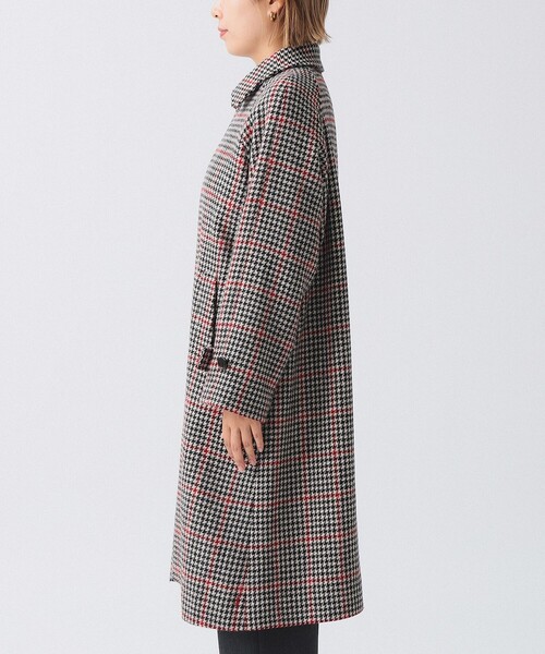 BEAMS BOY（ビームスボーイ）の「ハリス バルマカン コート（ステンカラーコート・レディース・ブラック/ネイビー・1/2）」の19枚目の写真