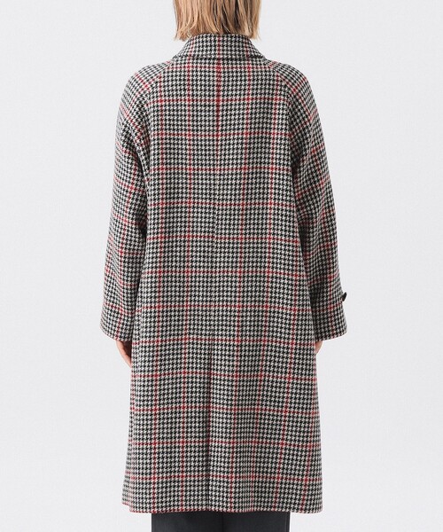 BEAMS BOY（ビームスボーイ）の「ハリス バルマカン コート（ステンカラーコート・レディース・ブラック/ネイビー・1/2）」の20枚目の写真