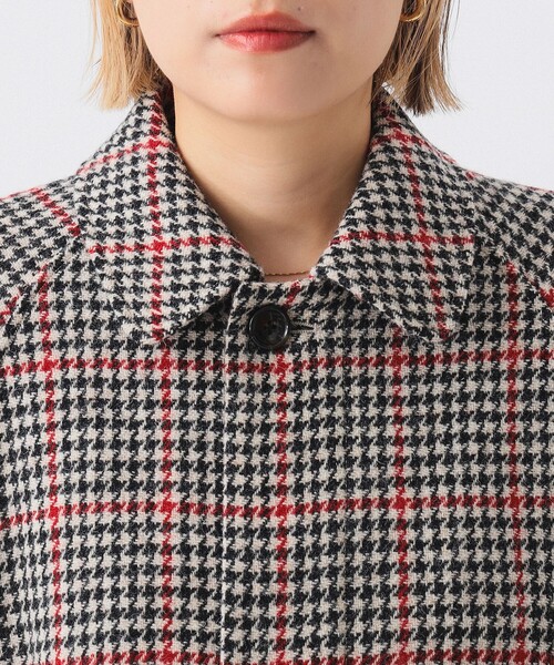 BEAMS BOY（ビームスボーイ）の「ハリス バルマカン コート（ステンカラーコート・レディース・ブラック/ネイビー・1/2）」の21枚目の写真