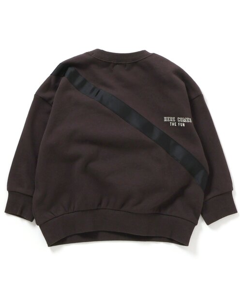F.O.KIDS（エフオーキッズ）の「【ジュニア対応】ボディバッグドッキングトレーナー（スウェット・キッズ・チャコール/レインボー/アイボリー・80/90/100/110/120/130/140）」の8枚目の写真