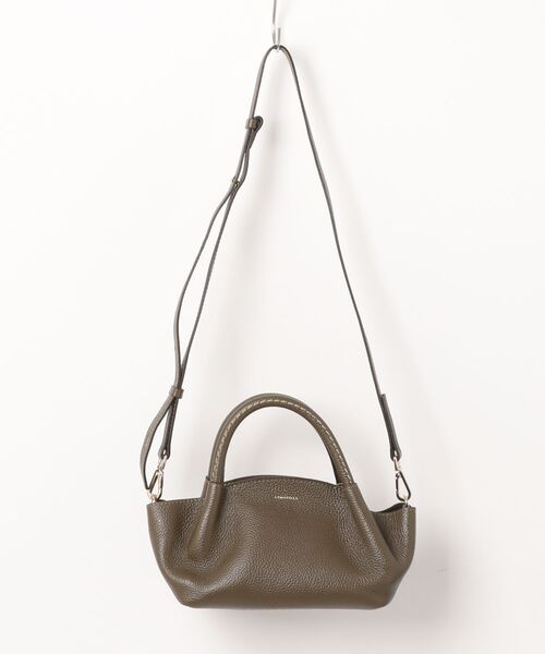 Scrap Book（スクラップブック）の「【LORISTELLA】ラウンドトートバッグS（トートバッグ・レディース・ネイビー/グリーン/ブラウン・FREE）」の2枚目の写真