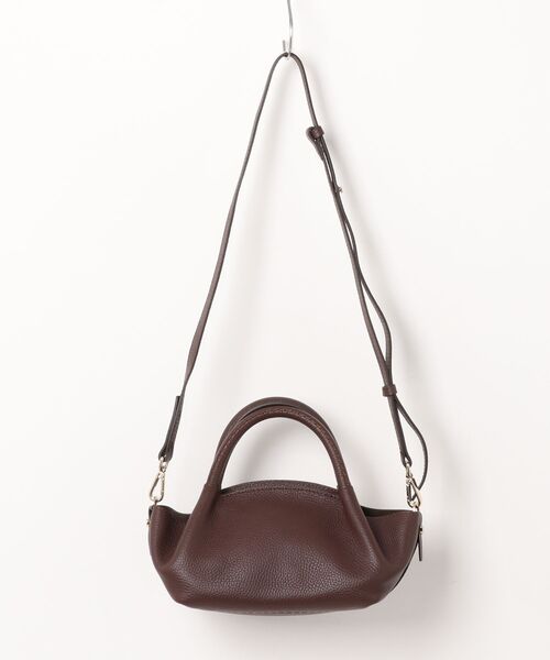 Scrap Book（スクラップブック）の「【LORISTELLA】ラウンドトートバッグS（トートバッグ・レディース・ネイビー/グリーン/ブラウン・FREE）」の4枚目の写真