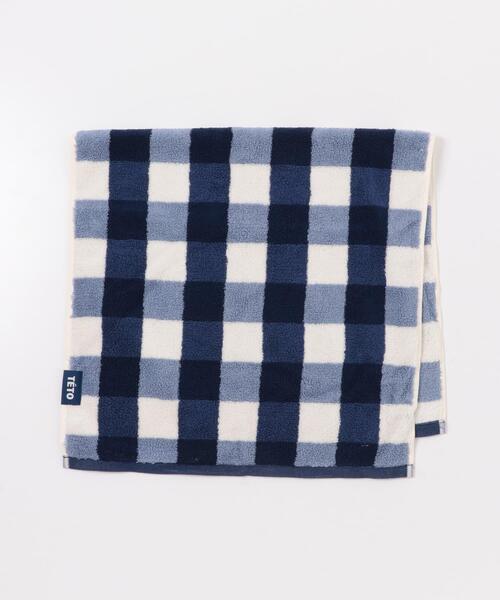 SMELLY（スメリー）の「TETO　SUPIMA COTTON FACETOWEL（ハンカチ/ハンドタオル・レディース・ベージュ/グレー/ネイビー・-）」の4枚目の写真