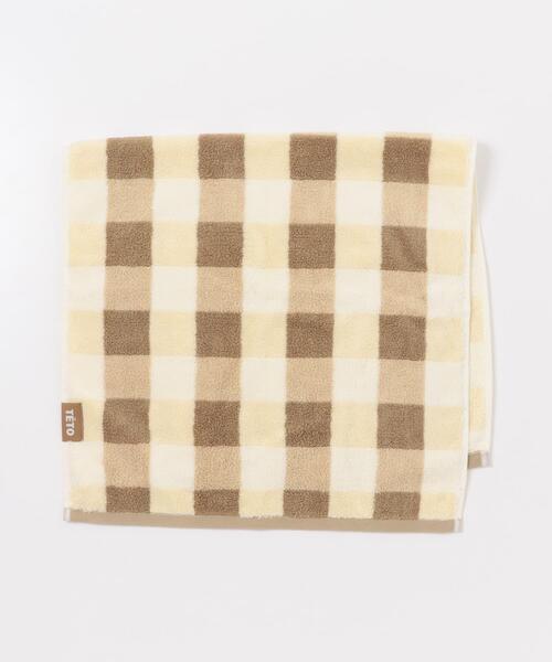 SMELLY（スメリー）の「TETO　SUPIMA COTTON FACETOWEL（ハンカチ/ハンドタオル・レディース・ベージュ/グレー/ネイビー・-）」の13枚目の写真