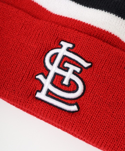 '47（フォーティーセブン）の「MLB公認 ’47BRAND 刺繍 カフニットキャップ（ニットキャップ/ビーニー・レディース・レッド・FREE）」の6枚目の写真