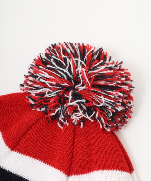 '47（フォーティーセブン）の「MLB公認 ’47BRAND 刺繍 カフニットキャップ（ニットキャップ/ビーニー・レディース・レッド・FREE）」の3枚目の写真