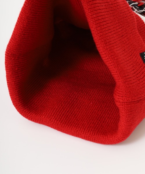 '47（フォーティーセブン）の「MLB公認 ’47BRAND 刺繍 カフニットキャップ（ニットキャップ/ビーニー・レディース・レッド・FREE）」の9枚目の写真