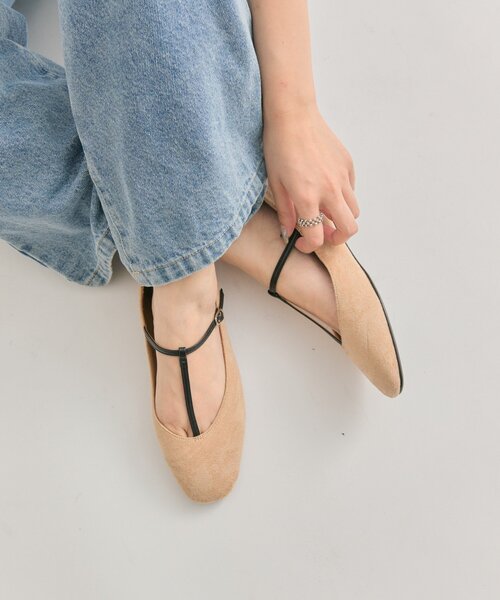 mystic（ミスティック）の「Tストラップパンプス（パンプス・レディース・ブラウン/ベージュ・36/37/38）」の9枚目の写真