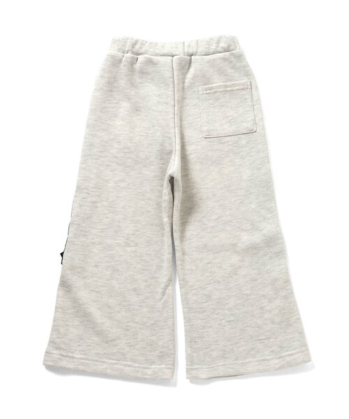 BREEZE(ブリーズ)の「【WEB限定/ジュニア対応】リボンラインパンツ(セットアップ可)(スウェットパンツ・キッズ・ブラック/アイボリー・90/100/110/120/130/140)」の4枚目の写真