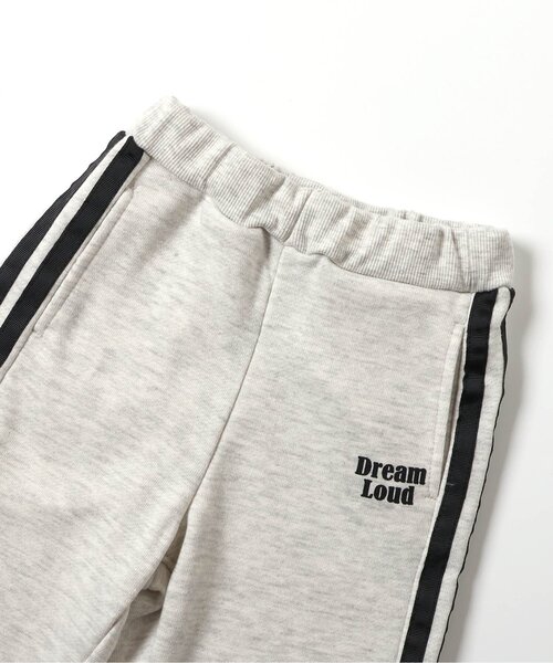BREEZE(ブリーズ)の「【WEB限定/ジュニア対応】リボンラインパンツ(セットアップ可)(スウェットパンツ・キッズ・ブラック/アイボリー・90/100/110/120/130/140)」の5枚目の写真