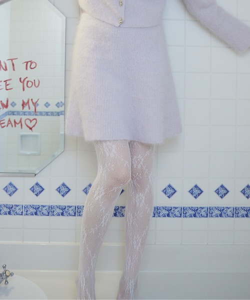 etre loin(エトルワン)の「Shaggy mini skirt(スカート・レディース・ピンクベージュ/ラベンダー/ホワイト・M)」の15枚目の写真