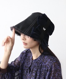 Three Four Time（スリーフォータイム）の「【バラ色の帽子】ランプシェードクロシェ（ニットキャップ/ビーニー）」