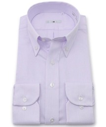 SUIT SELECT（スーツセレクト）の「【形態安定】【長袖】【SILVER LINE】ボタンダウンドレスワイシャツ（ビジネスシャツ）」