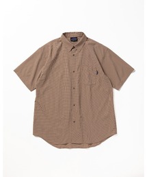 [M's]SHORT SLEEVE SHIRT HIGH AIR PERMEABILITY CHECK/ショートスリーブシャツ