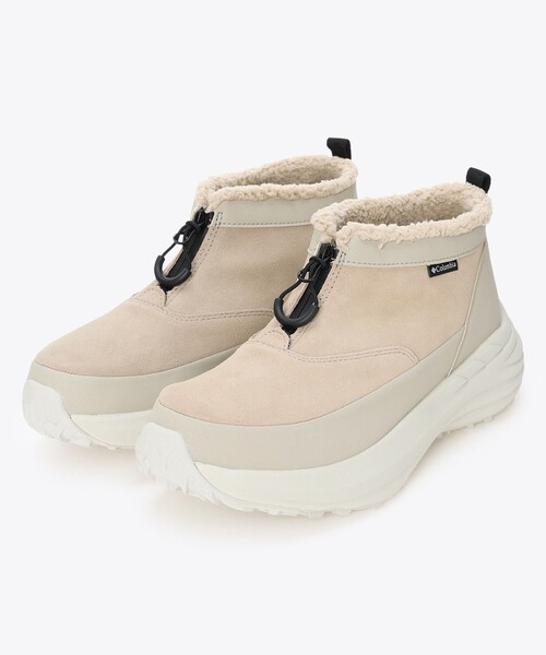 Columbia 防水ウィンターブーツアイボリー 防水 防寒 厚底 Columbia／スカイライド ジップ ウォータープルーフ