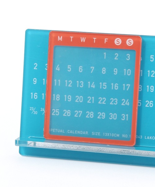 LAKOLE（ラコレ）の「アクリルスタンドカレンダー / 601593（インテリア雑貨・レディース・ブルー/グレー・FREE）」の10枚目の写真