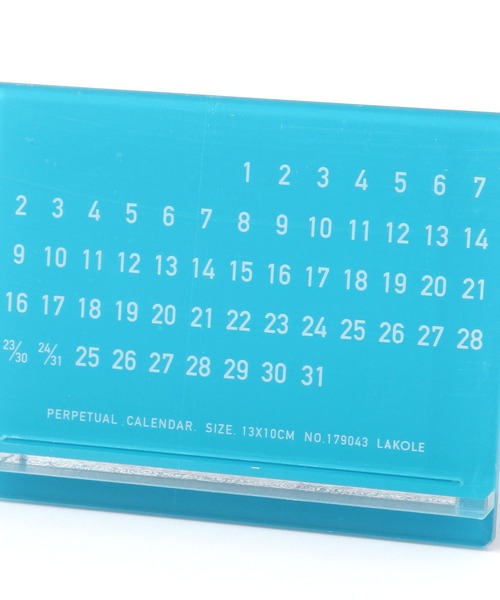LAKOLE（ラコレ）の「アクリルスタンドカレンダー / 601593（インテリア雑貨・レディース・ブルー/グレー・FREE）」の12枚目の写真