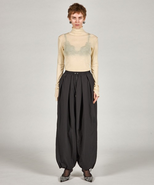 PRANK PROJECT（プランクプロジェクト）の「【Pre-Order】パッファーイージーパンツ / Puffer Easy Pants（その他パンツ・レディース・アイボリー/ブラック・36/38）」の7枚目の写真