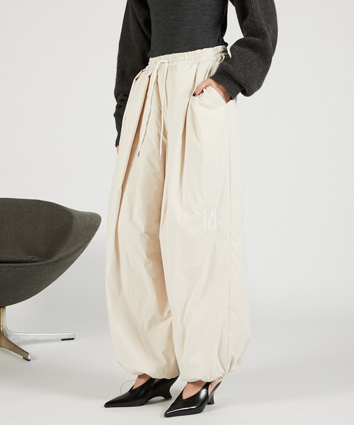 PRANK PROJECT（プランクプロジェクト）の「【Pre-Order】パッファーイージーパンツ / Puffer Easy Pants（その他パンツ・レディース・アイボリー/ブラック・36/38）」の11枚目の写真