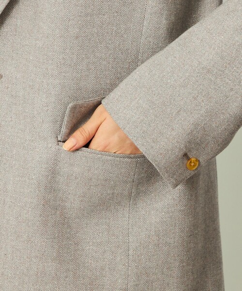 MACKINTOSH PHILOSOPHY（ﾏｯｷﾝﾄｯｼｭ ﾌｨﾛｿﾌｨｰ）の「GREY LABEL ウールシングルジャケット（テーラードジャケット・レディース・ダークネイビー/グレー系その他・6/2）」の10枚目の写真