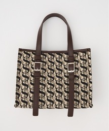 SLY（スライ）の「MONOGRAM JQ TOTE BAG/S モノグラム ジャガード トートバック エス（ショルダーバッグ・レディース）」