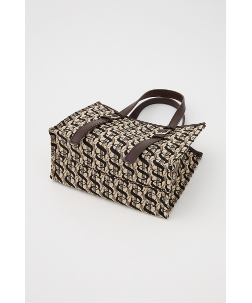 SLY(スライ)の「MONOGRAM JQ TOTE BAG/S モノグラム ジャガード トートバック エス(ショルダーバッグ・レディース・ブラウン・FREE)」の8枚目の写真