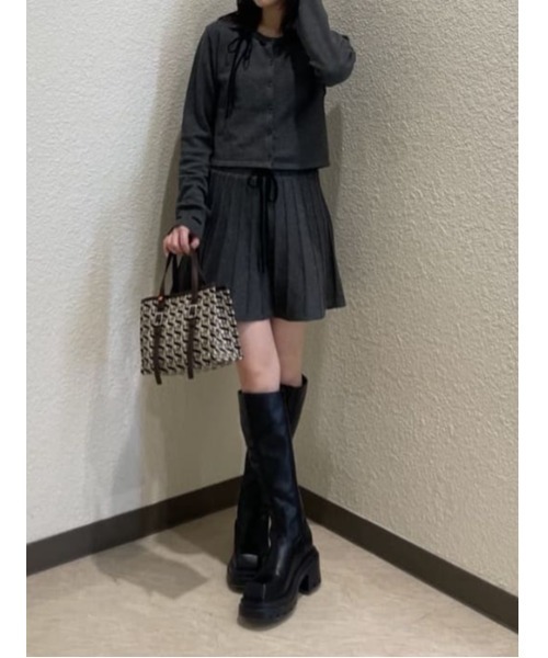 SLY(スライ)の「MONOGRAM JQ TOTE BAG/S モノグラム ジャガード トートバック エス(ショルダーバッグ・レディース・ブラウン・FREE)」の14枚目の写真